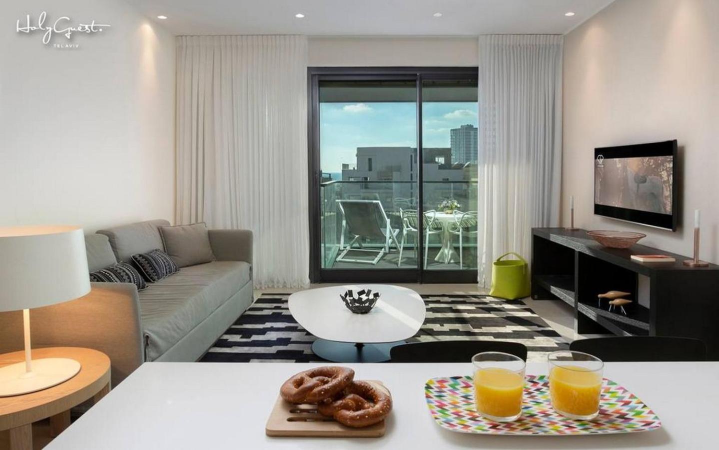 Cozy White 1br In Neve Tsedek By Holyguest Apartment *